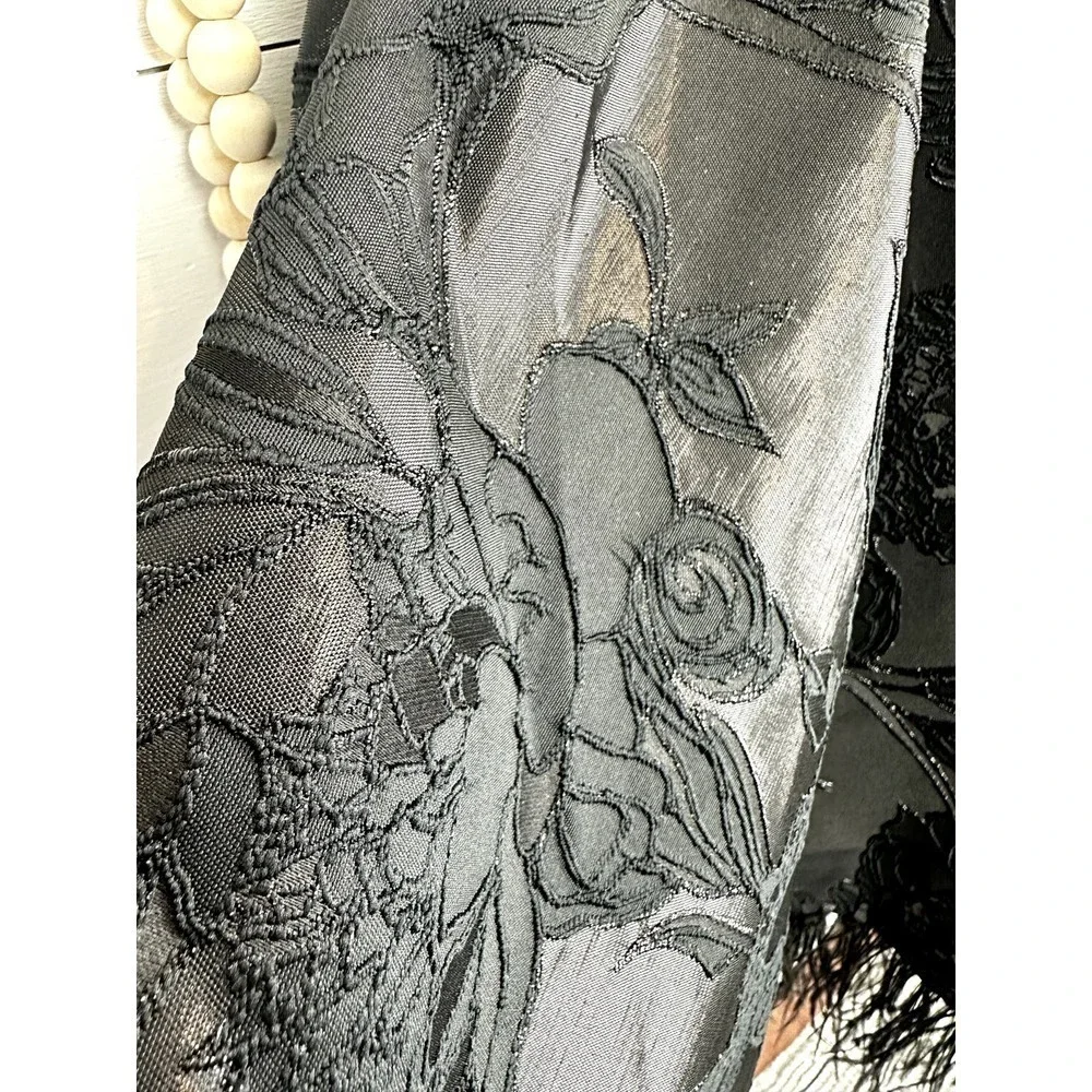 EVA FRANCO Sample Midi Embroidered Detail Through-out Size 4 - Picture 3 of 6